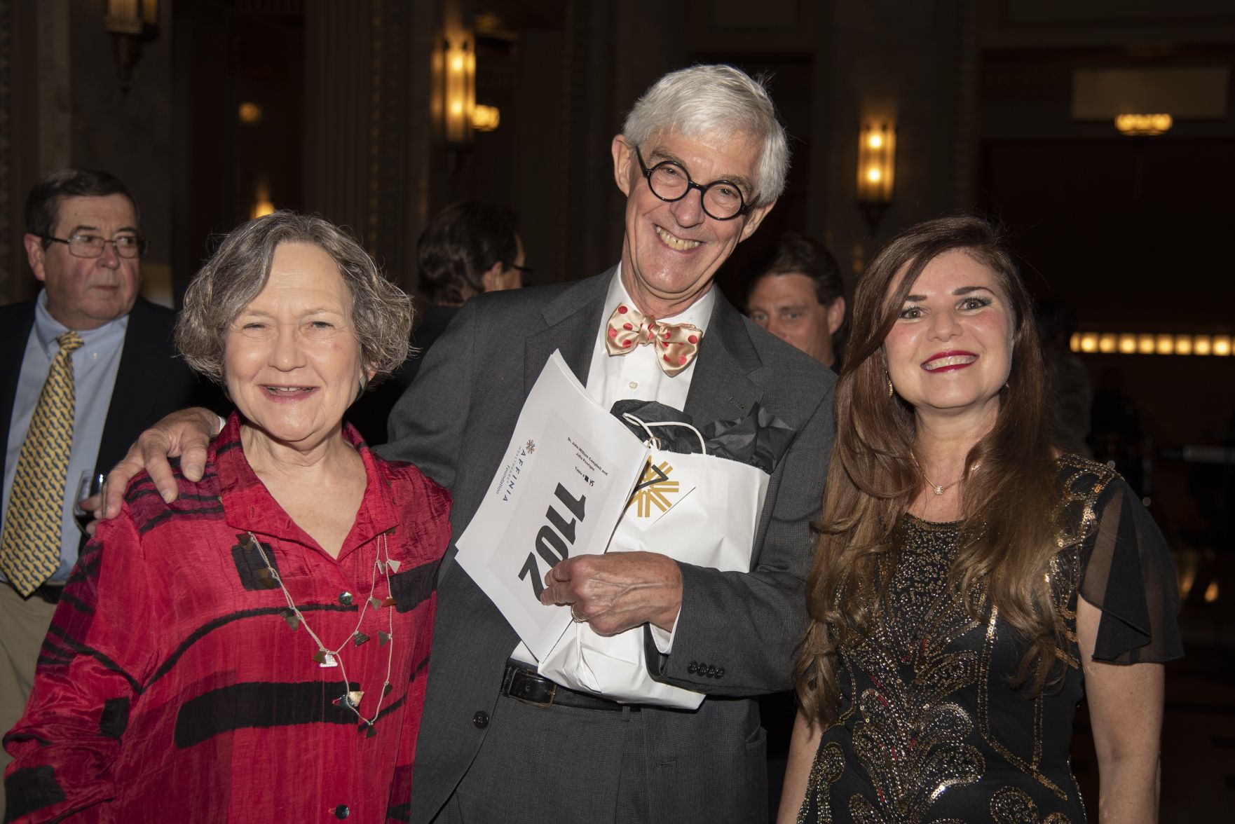 Julia Pearigen, Dr. J. William Campbell, Yvonne Buhlinger